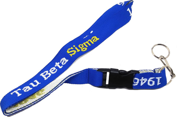 Tau Beta Sigma - Woven Embroidered Lanyard