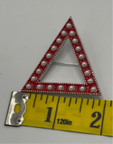 Delta Sigma Theta - Pearl Pyramid 2”Brooch (2nd Edition)