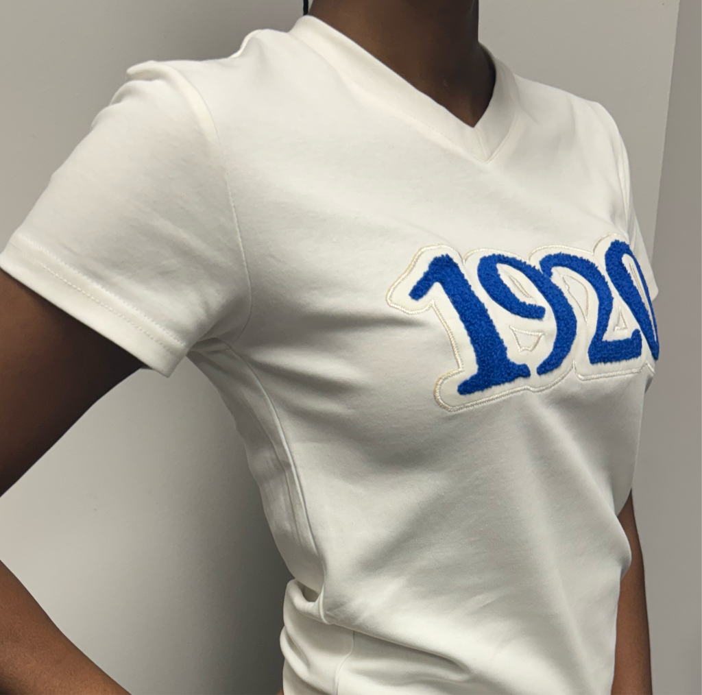 Zeta Phi Beta -1920 Embroidered (Soft Touch/White) Da Greek Spot Original Collection