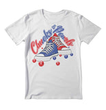 Chucks & Pearls (Red & Blue w/Pearls)