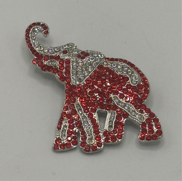 Delta Sigma Theta - Bling Elephant 2”Brooch
