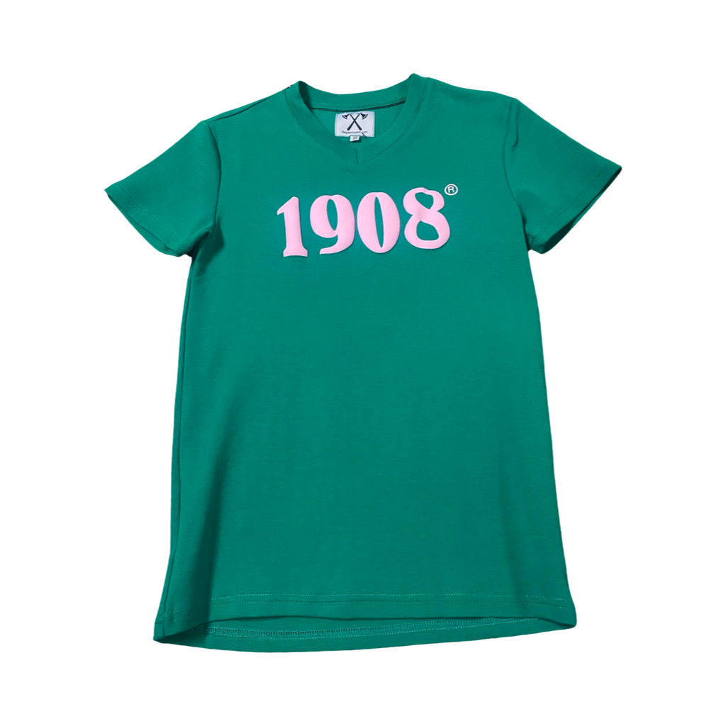 Alpha Kappa Alpha 1908 Puff Print (Soft Touch) Da Greek Spot Original Collection