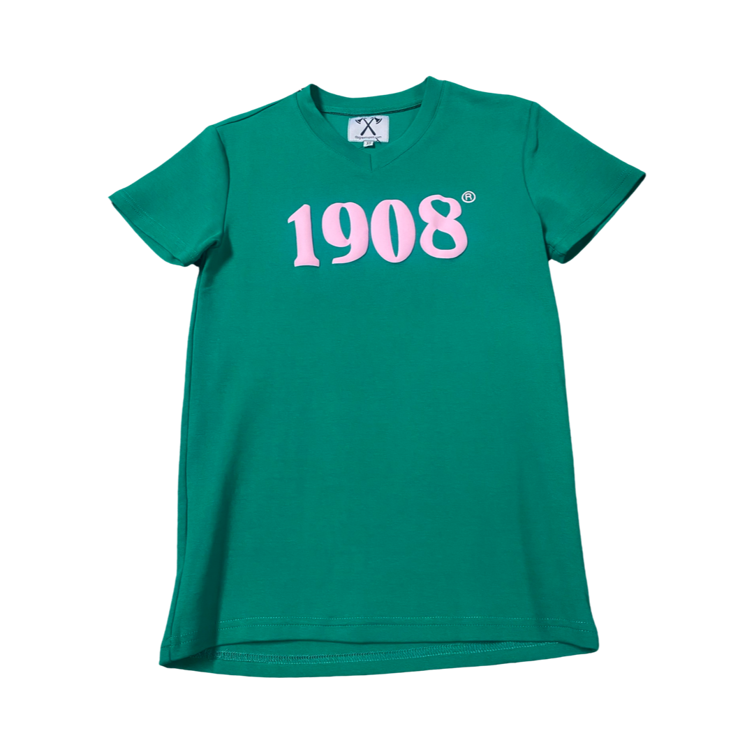 Alpha Kappa Alpha 1908 Puff Print (Soft Touch) Da Greek Spot Original Collection
