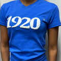 Zeta Phi Beta -1920 Embroidered (Soft Touch/Blue) Da Greek Spot Original Collection