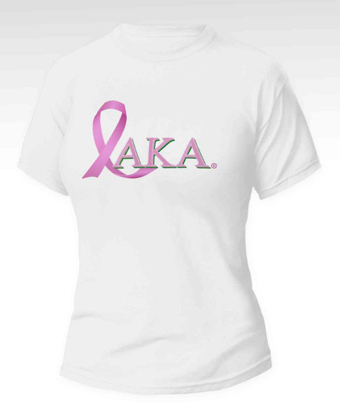 Alpha Kappa Alpha - “Breast Cancer Awareness" (Tee,Pink/Pink)
