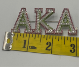 Alpha Kappa Alpha -  Bling Letters 2.75 ”Brooch