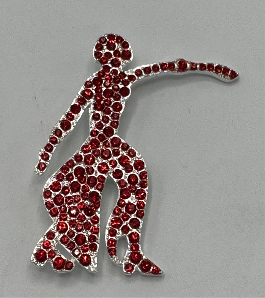 Delta Sigma Theta - Bling Fortitude 2.5”Brooch
