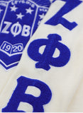 Zeta Phi Beta - VNeck Sweater (Ivory)