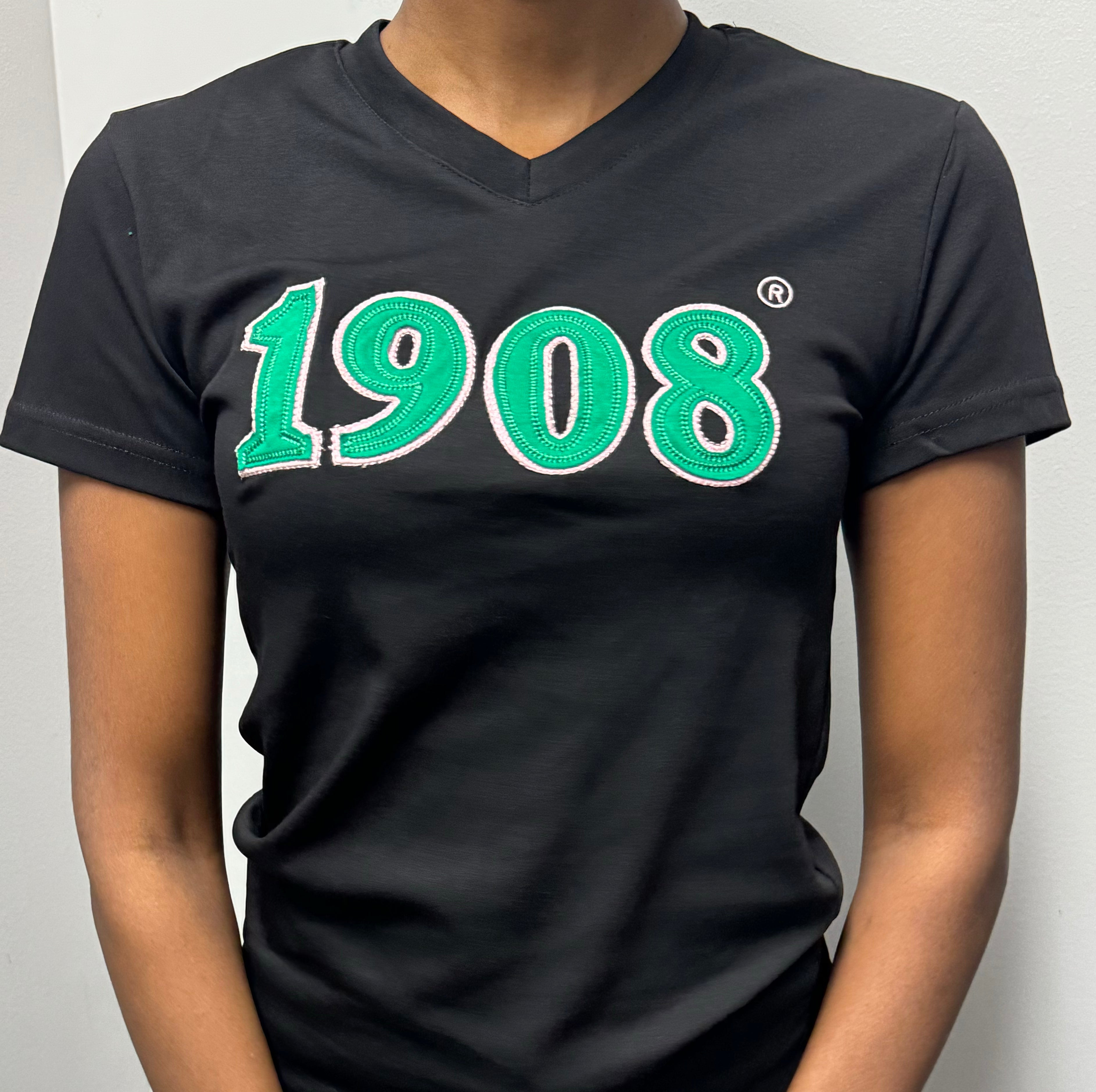 Alpha Kappa Alpha -1908 Embroidered (Soft Touch/Black) Da Greek Spot Original Collection
