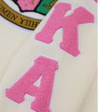 Alpha Kappa Alpha - VNeck Sweater (Ivory)