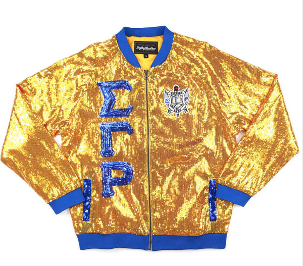 Sigma Gamma Rho - Sequin Jacket,2nd Edition (Gold)