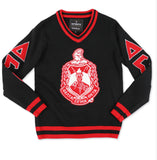 Delta Sigma Theta - VNeck Sweater (Black)