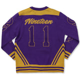 Omega Psi Phi - VNeck Sweater (Purple)