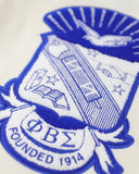 Phi Beta Sigma- VNeck Sweater (Ivory)