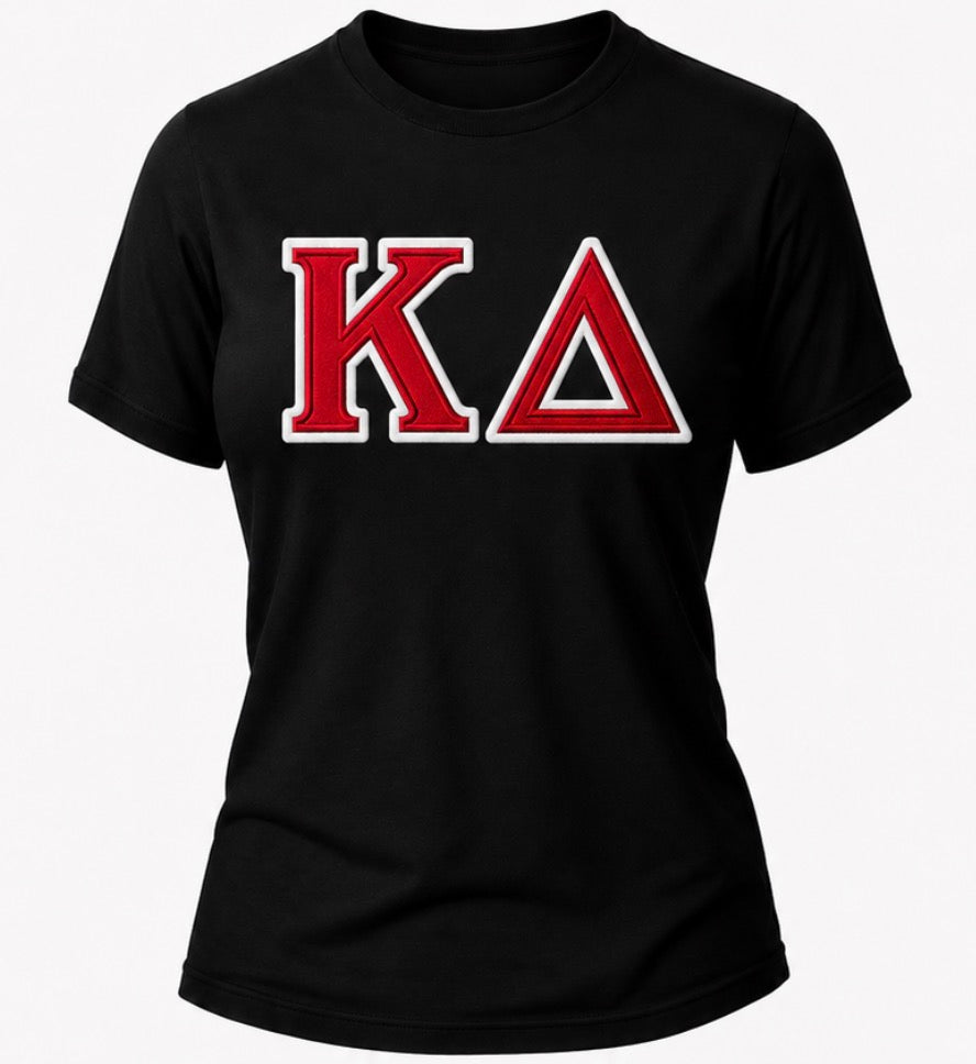 Delta Sigma Theta - Kappa Delta Chapter Printed Tee (Black)
