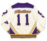 Omega Psi Phi - VNeck Sweater (Ivory)