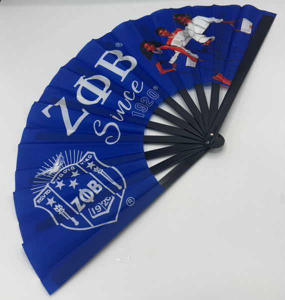 Zeta Phi Beta - Clack Hand Fan (Blue/2nd Edition)