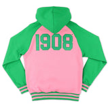 Alpha Kappa Alpha -  Two Tone Chenille Hoodie