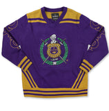 Omega Psi Phi - VNeck Sweater (Purple)