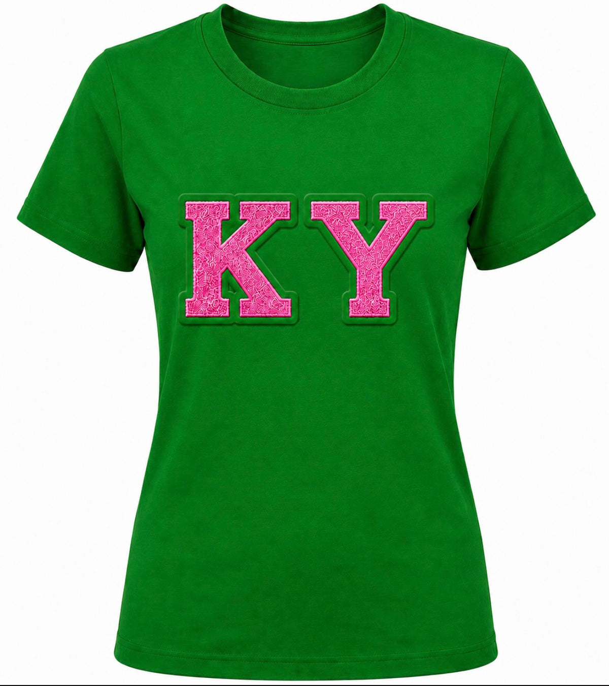 Alpha Kappa Alpha - Kappa Upsilon Chapter Printed Tee (Green)