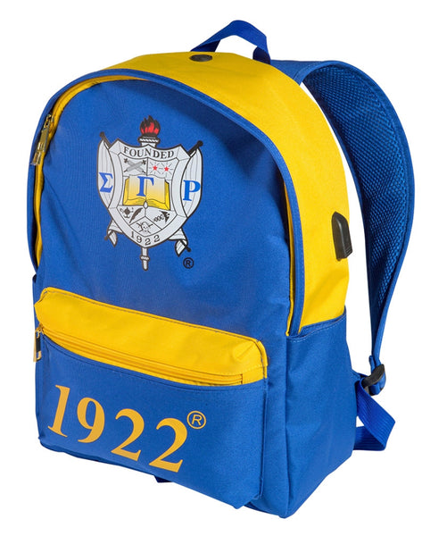 Sigma Gamma Rho - Backpack w/USB Port