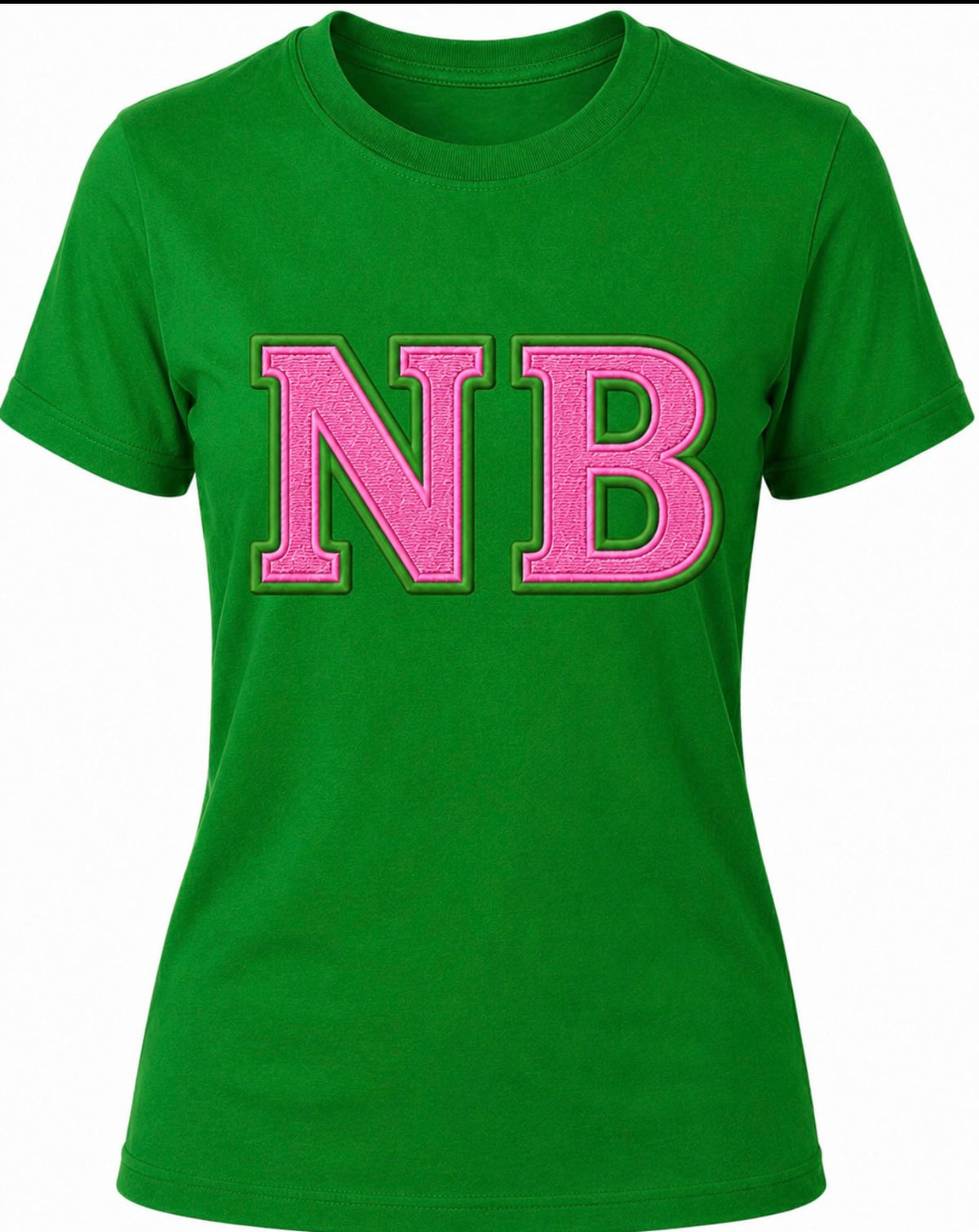 Alpha Kappa Alpha - Nu Beta Chapter Printed Tee (Green)