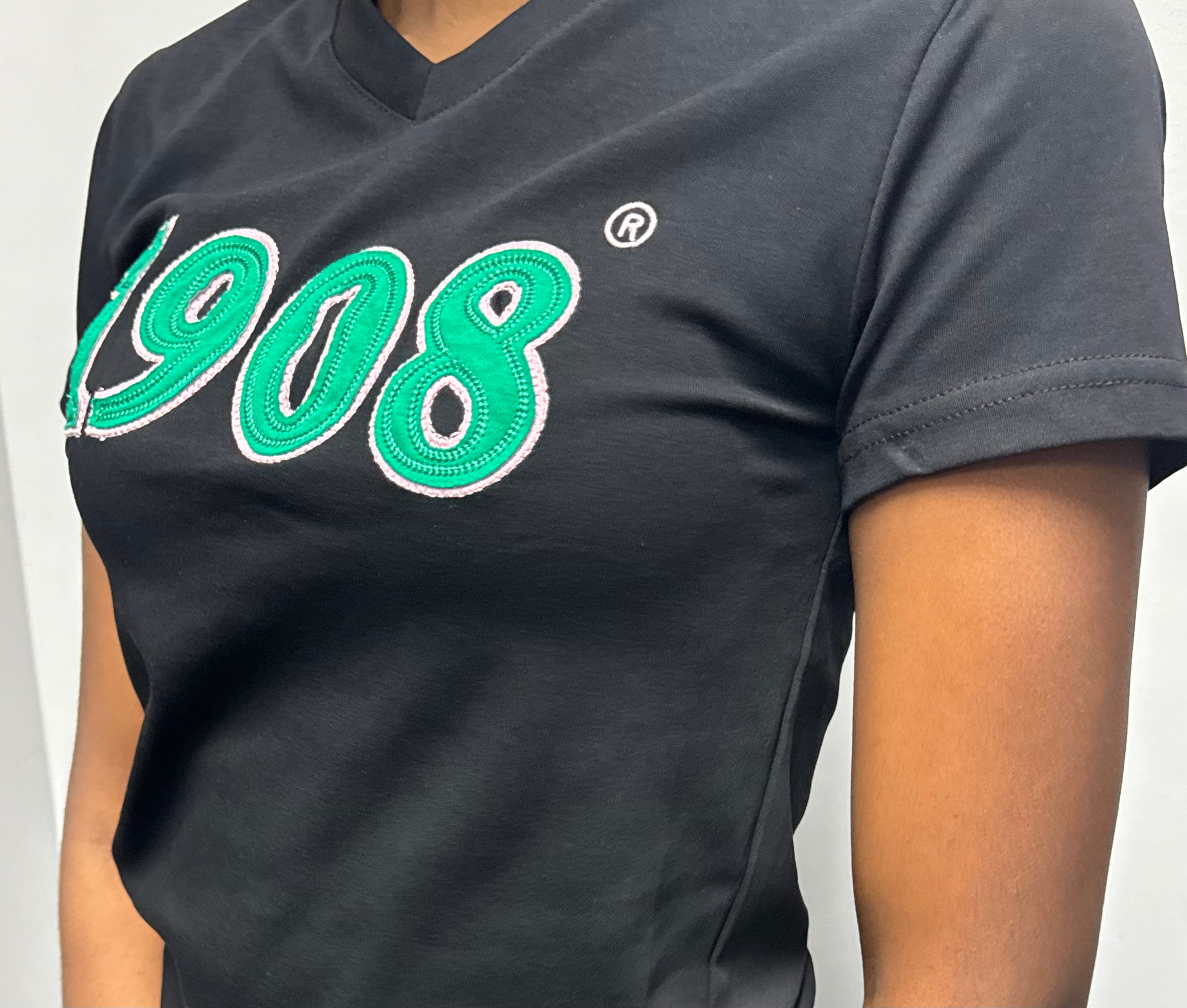 Alpha Kappa Alpha -1908 Embroidered (Soft Touch/Black) Da Greek Spot Original Collection