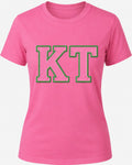 Alpha Kappa Alpha - Kappa Tau Chapter Printed Tee (Pink)