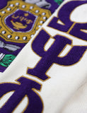 Omega Psi Phi - VNeck Sweater (Ivory)