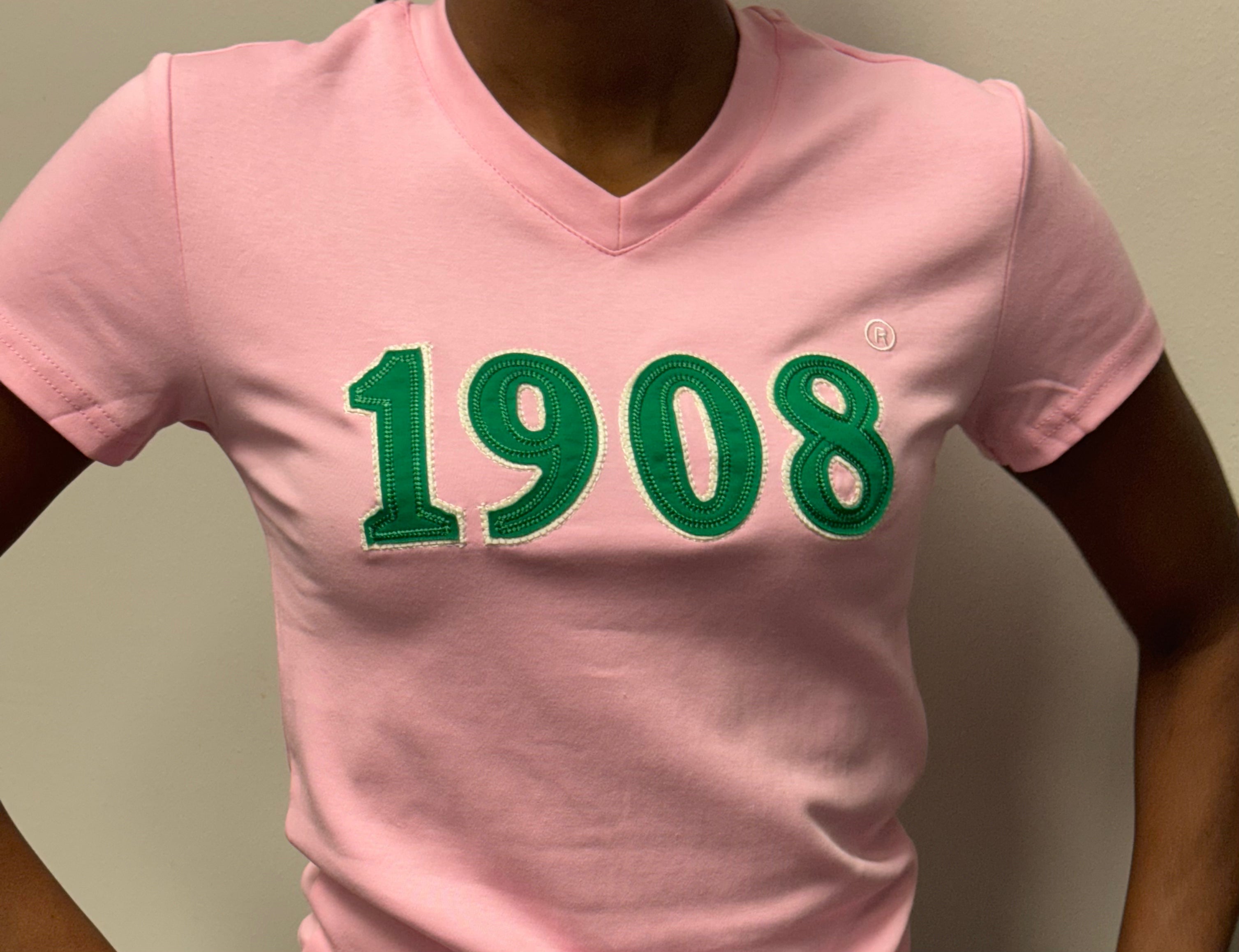 Alpha Kappa Alpha -1908 Embroidered (Soft Touch/Pink) Da Greek Spot Original Collection