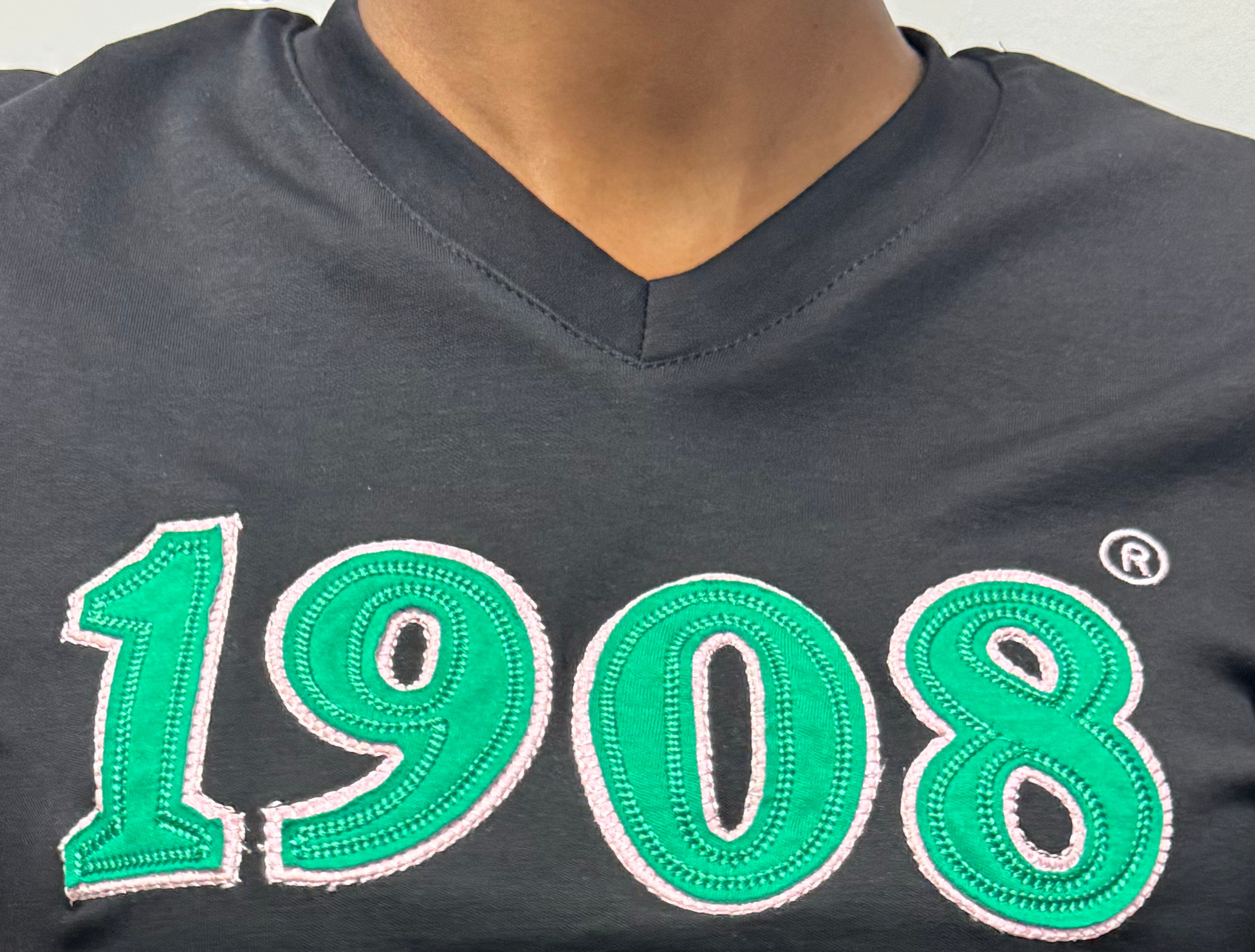 Alpha Kappa Alpha -1908 Embroidered (Soft Touch/Black) Da Greek Spot Original Collection