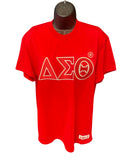 Delta Sigma Theta - Double Stitched Embroidered Short Sleeve Shirt, Dagreekspot Original Collection