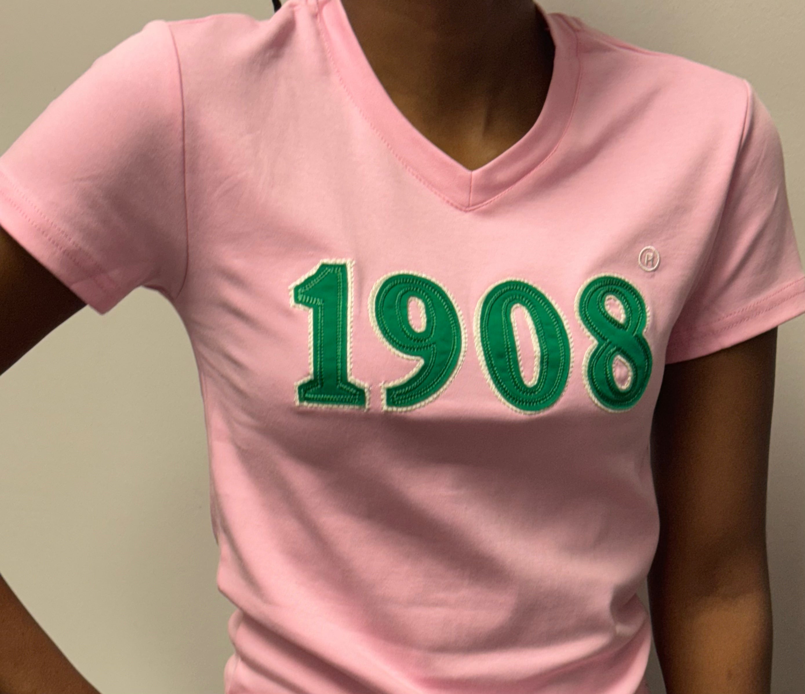 Alpha Kappa Alpha -1908 Embroidered (Soft Touch/Pink) Da Greek Spot Original Collection