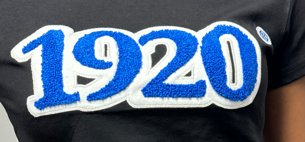 Zeta Phi Beta -1920 Embroidered (Soft Touch/Black) Da Greek Spot Original Collection