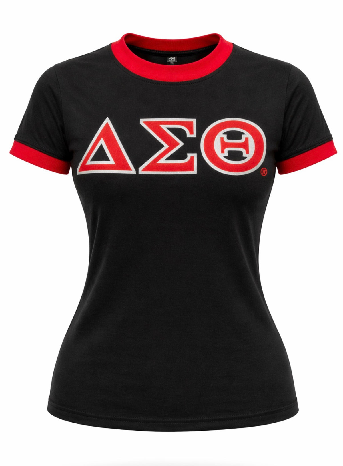 Delta Sigma Theta - Ringer Tee (Black)