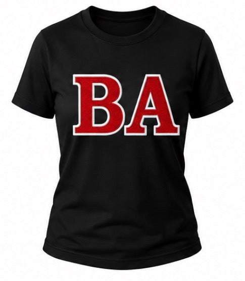 Delta Sigma Theta - Beta Alpha Chapter Printed Tee (Black)