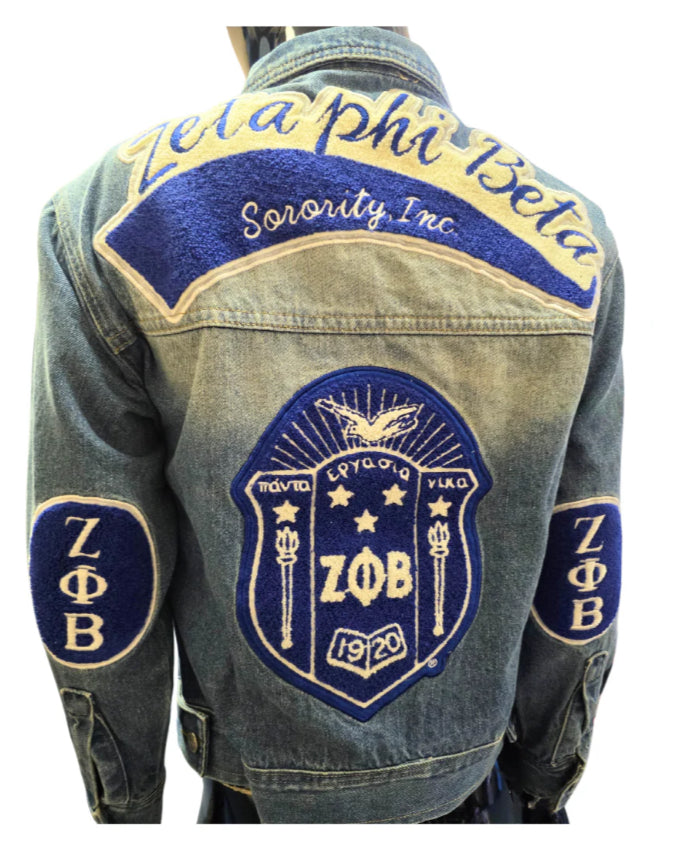 Zeta Phi Beta - Denim Jacket