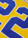 Sigma Gamma Rho - Oversized Chenille & Printed Football Jersey (Gold)