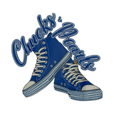 Chucks & Pearls (Blue w/Pearl Soles) Trucker Hat