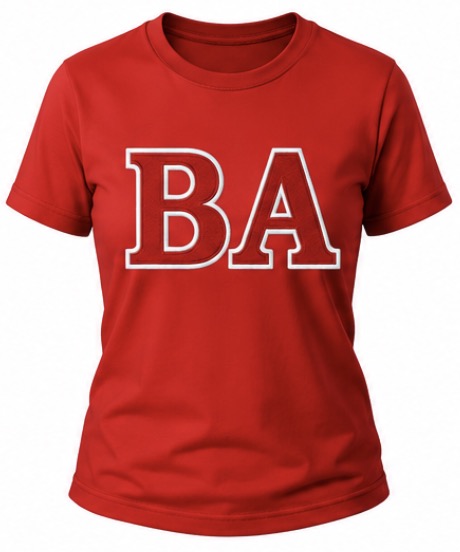 Delta Sigma Theta - Beta Alpha Chapter Printed Tee (Red)