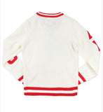 Delta Sigma Theta - VNeck Sweater (Ivory)