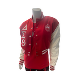 Delta Sigma Theta - Cropped Letterman Jacket, Dagreekspot Original Collection