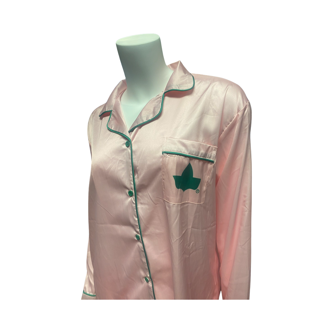 Alpha Kappa Alpha - Pajama Set, Da Greek Spot Original Collection (Shirt/Pants/Shorts)