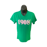 Alpha Kappa Alpha 1908 Puff Print (Soft Touch) Dagreekspot Original Collection