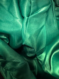 Alpha Kappa Alpha - Colored 1908 Chenille Black Hoodie w/Rhinestone ( w/ Green Satin Lined Hood & Thumb Holes)