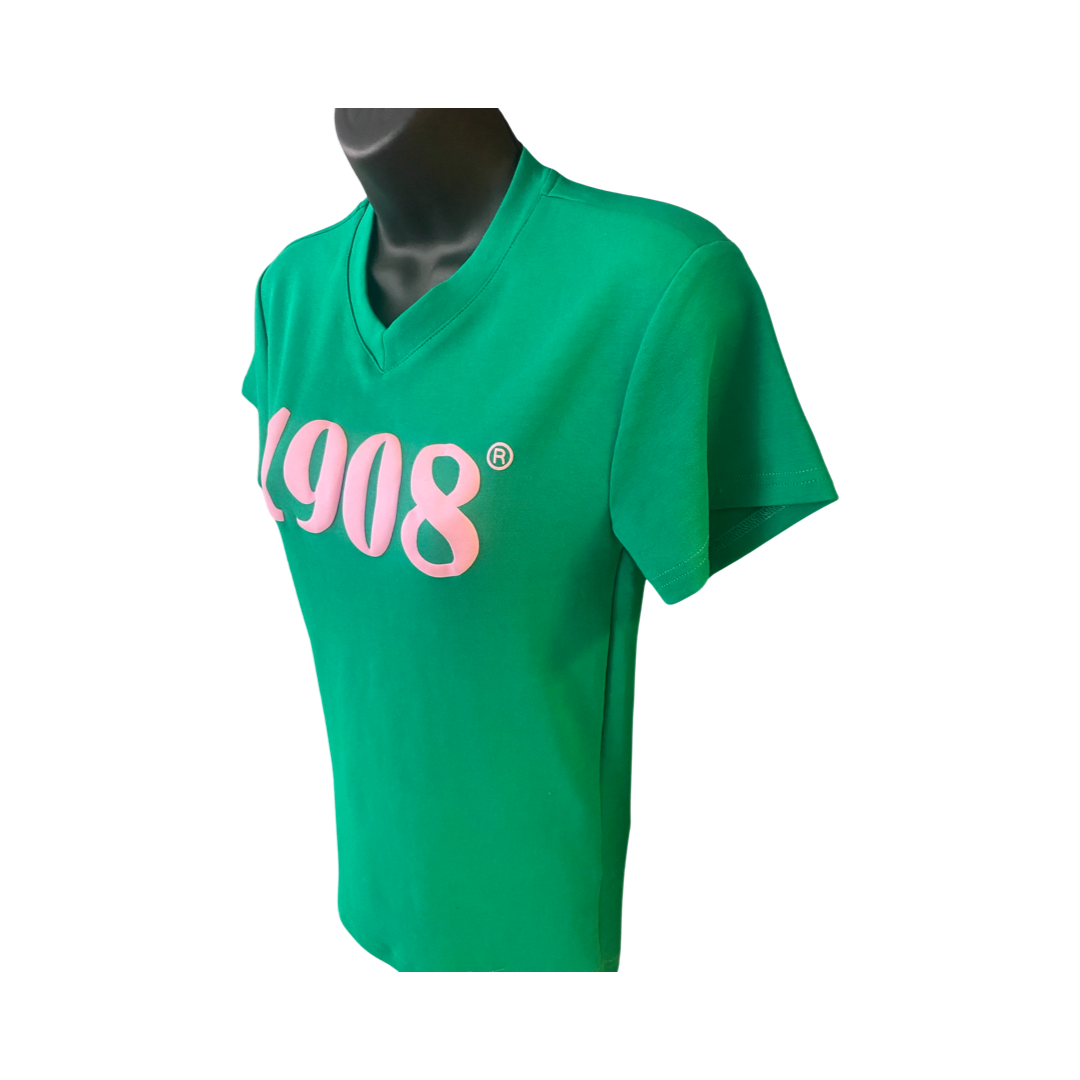 Alpha Kappa Alpha 1908 Puff Print (Soft Touch) Da Greek Spot Original Collection