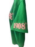 Alpha Kappa Alpha (Skee-Wee Puff Print Green, Dagreekspot Original Collection