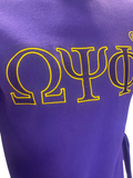 Omega Psi Phi - Double Stitched Embroidered Short Sleeve Shirt, Dagreekspot Original Collection