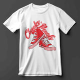 Chucks & Pearls (Red w/Pearl Soles)