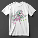 Chucks & Pearls (Pink w/Pearls)